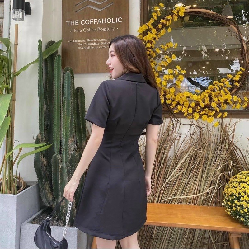ĐẦM CỔ VEST THANH LỊCH, TRẺ TRUNG (có ảnh thật) MS63