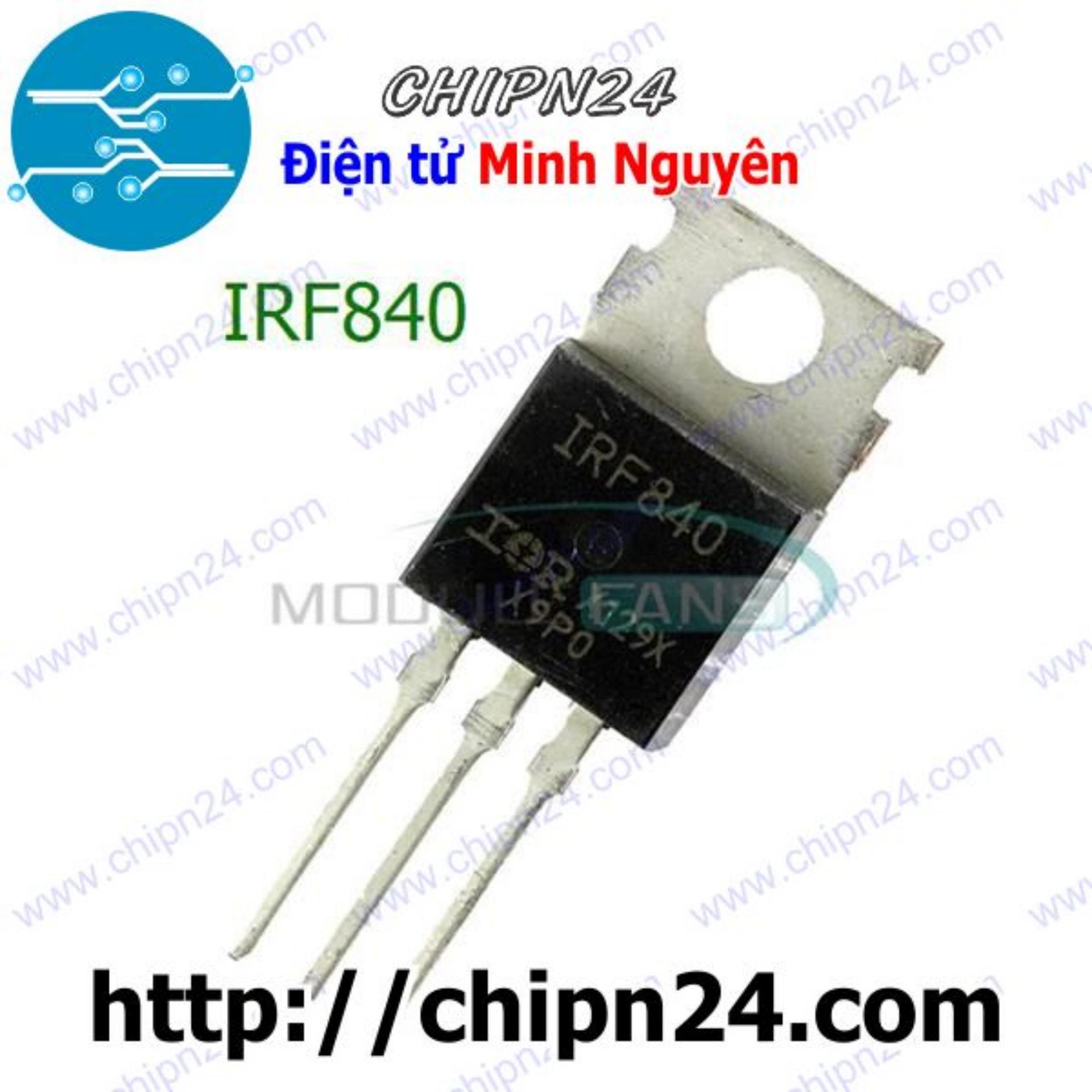 Mosfet irf840 to-220 8a 500v kênh n