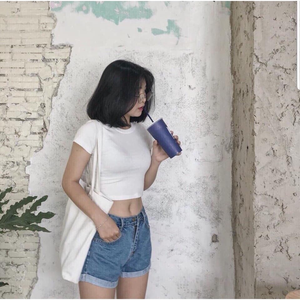 Áo CROPTOP ôm người tôn dáng siêu đẹp