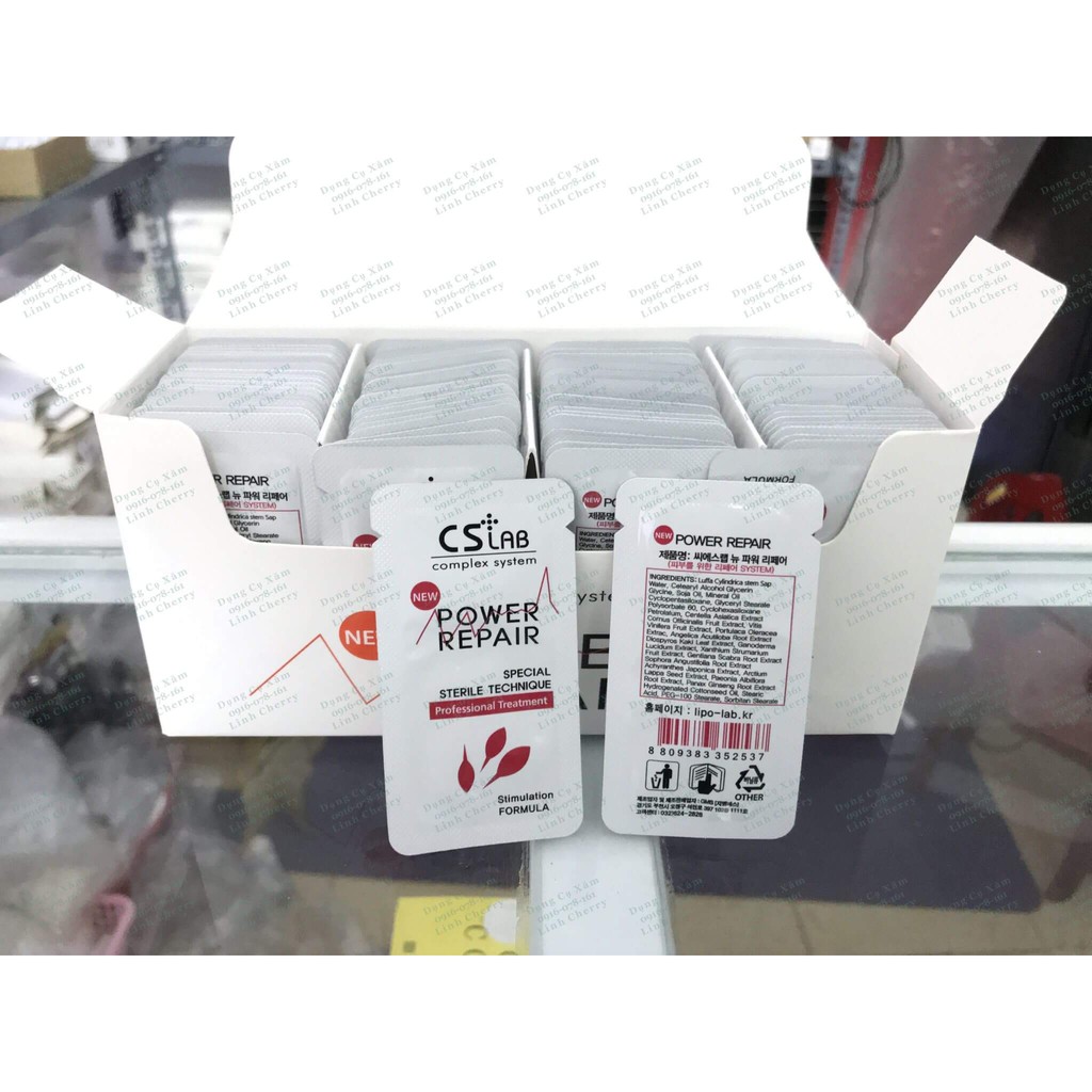 Dưỡng sau xăm cs lab hàn quốc hộp 100 gói