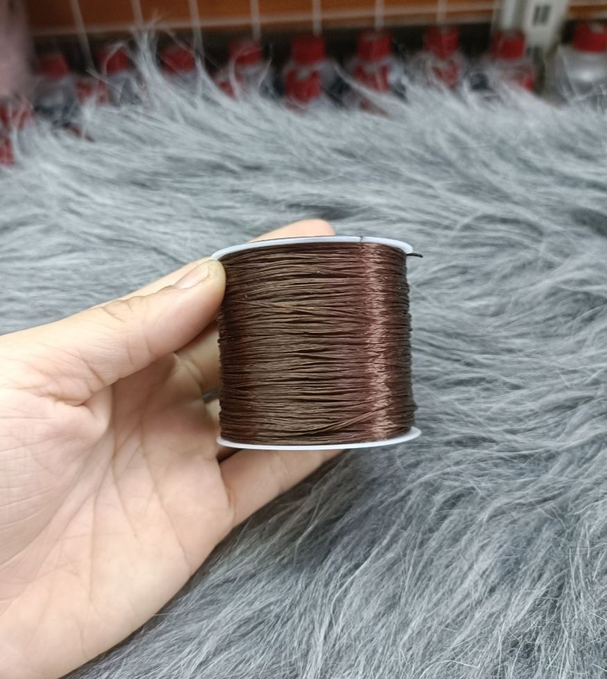 Chỉ nối tóc cao cấp cuộn dày, bền dai có nâu và đen