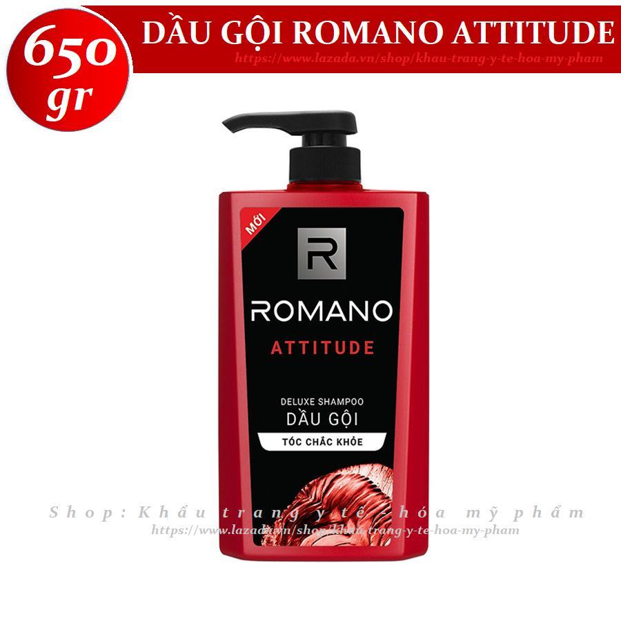 Romano - Dầu gội Hương nước hoa Attitude 650 gr