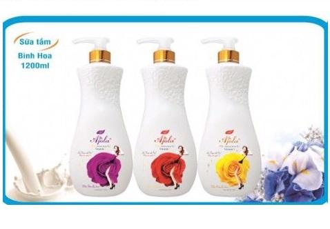 [HCM]Sữa tắm bình hoa Ajola 1200ml