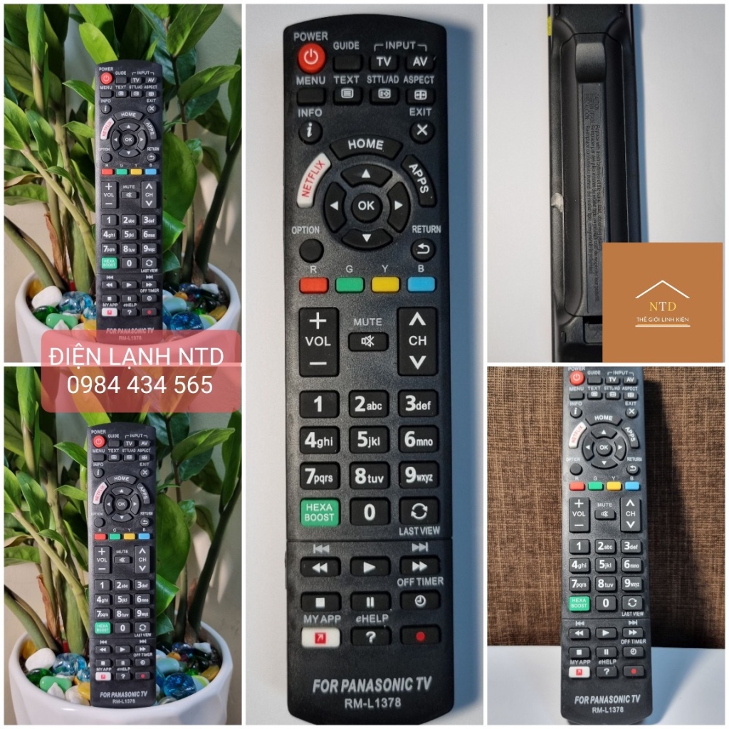 Điều khiển TV Panasonic - Remote tv Panasonic