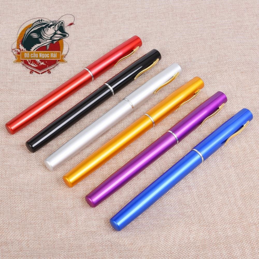 Cần Câu Bút Mini, cần câu bút giá rẻ đủ màu - cần câu du lịch, quà tặng cần câu bút, quà sinh nhật cần câu