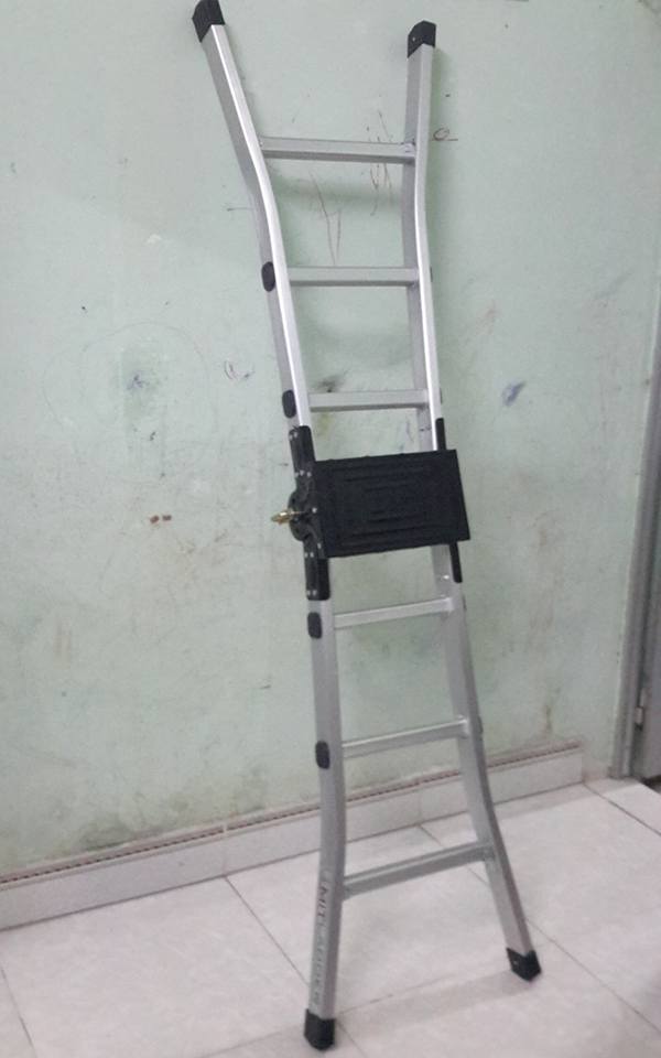 Thang nhôm chữ A cao 1m