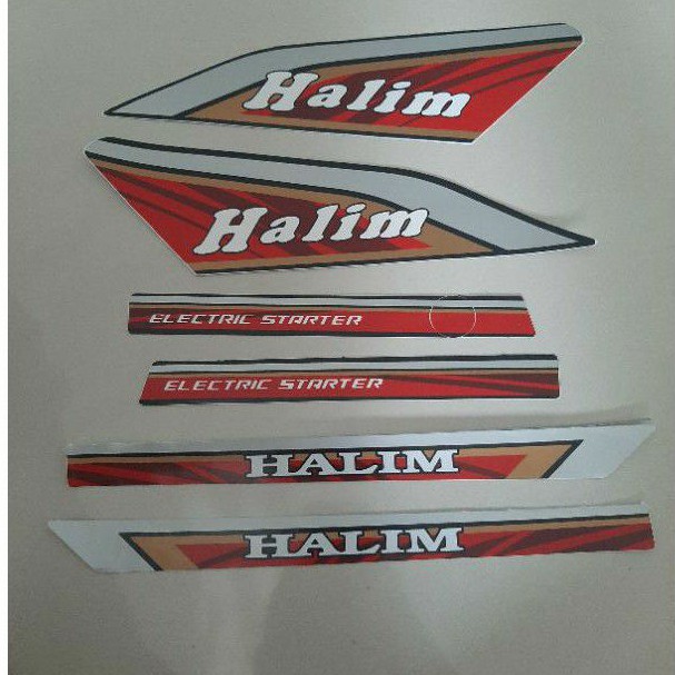 Bộ tem dán xe dream halim