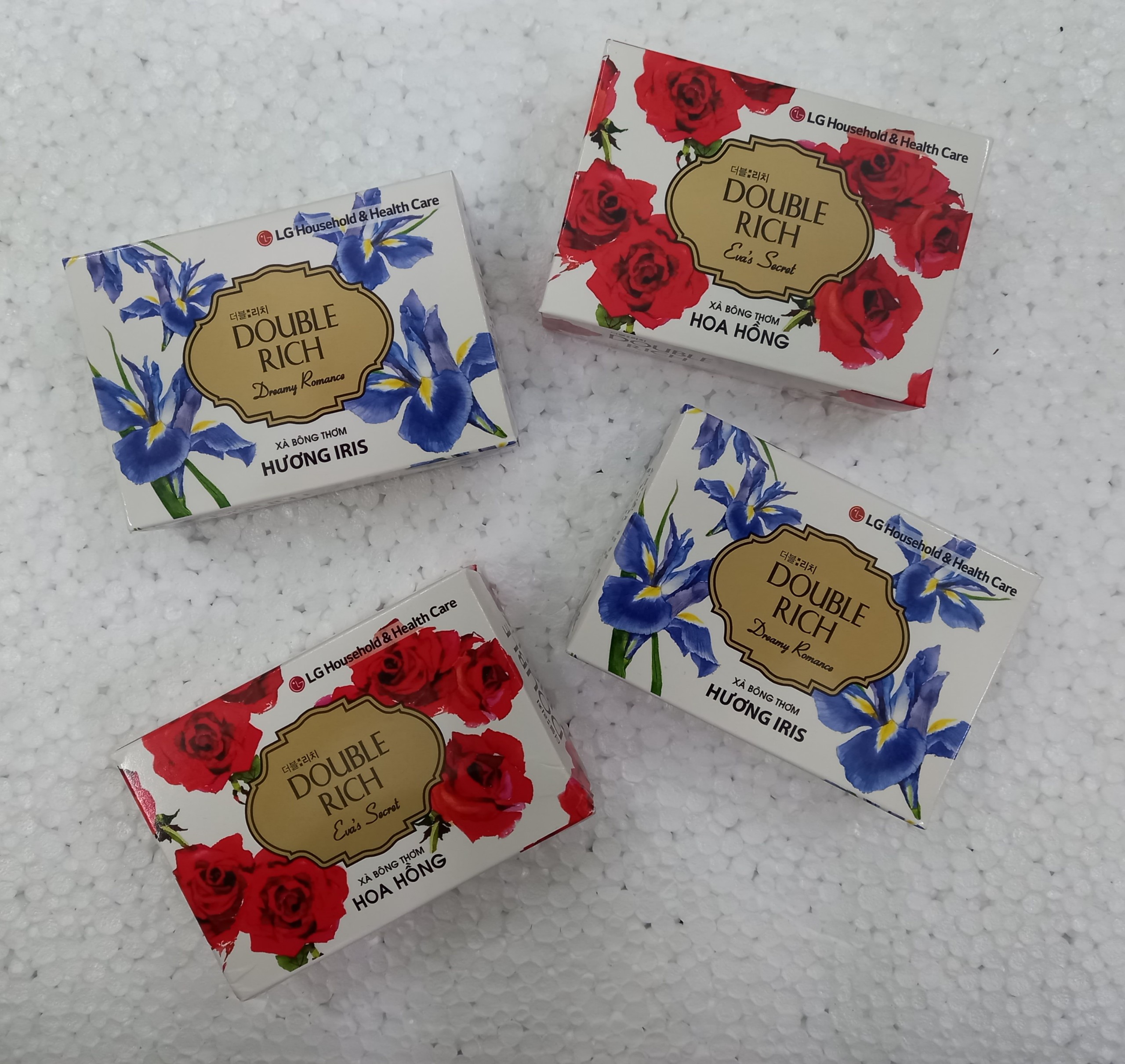 Xà bông thơm Double Rich Dreamy Romance hoa Iris 90g