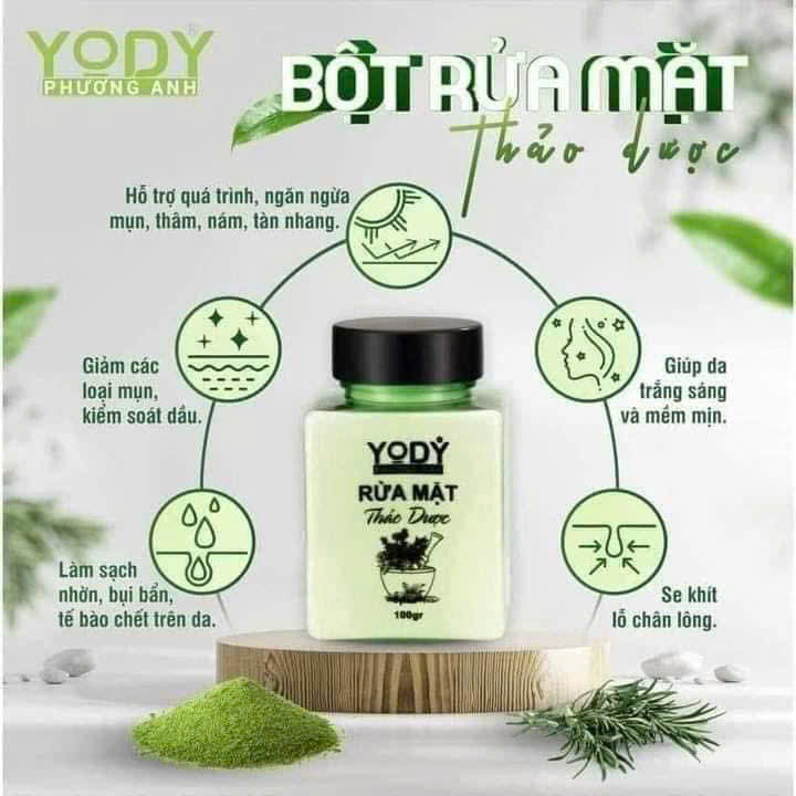 [Chính Hãng] Rửa Mặt Thảo Dược  Yody Phương Anh