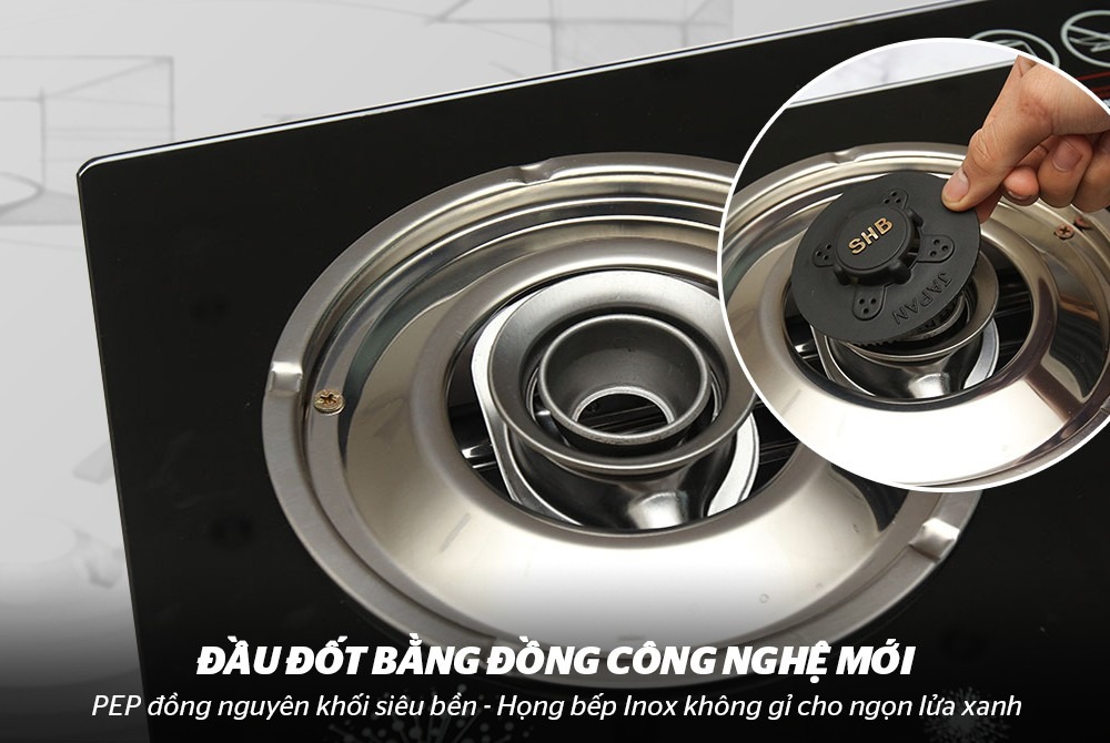 Bếp gas dương kính Sunhouse SHB3365
