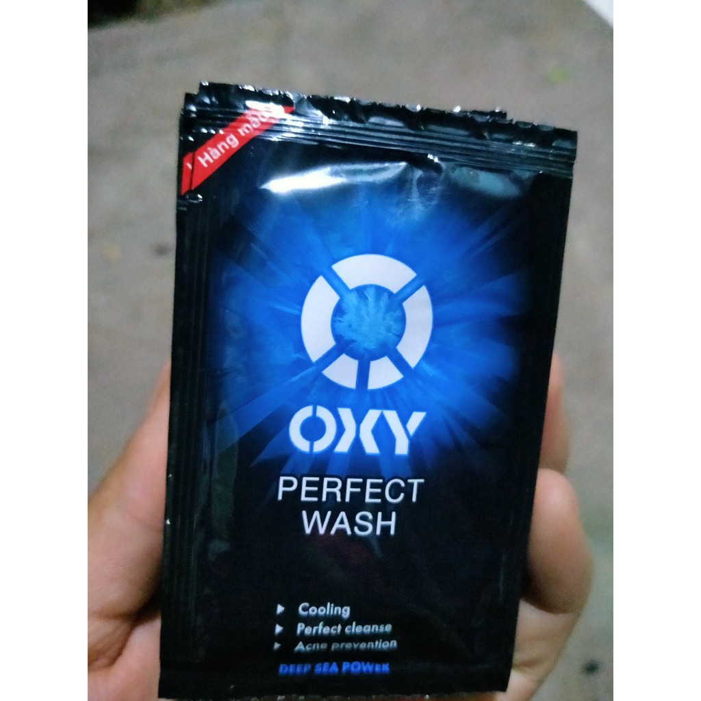 [HCM]20 gói sữa rửa mặt Oxy