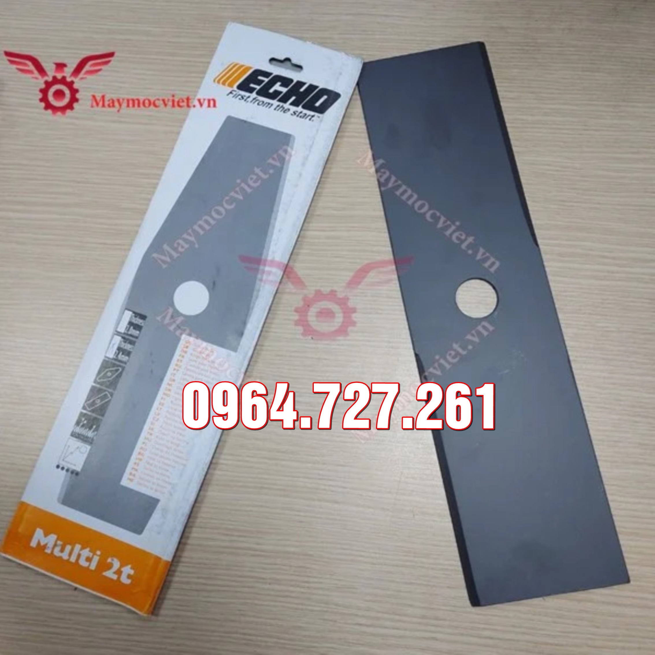 Lưỡi cắt cỏ Echo chuẩn Nhật lưỡi vuông dày