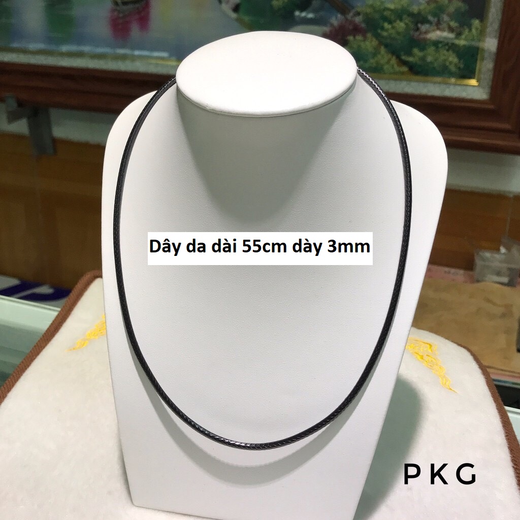 Vòng cổ dây da móc khóa nam châm