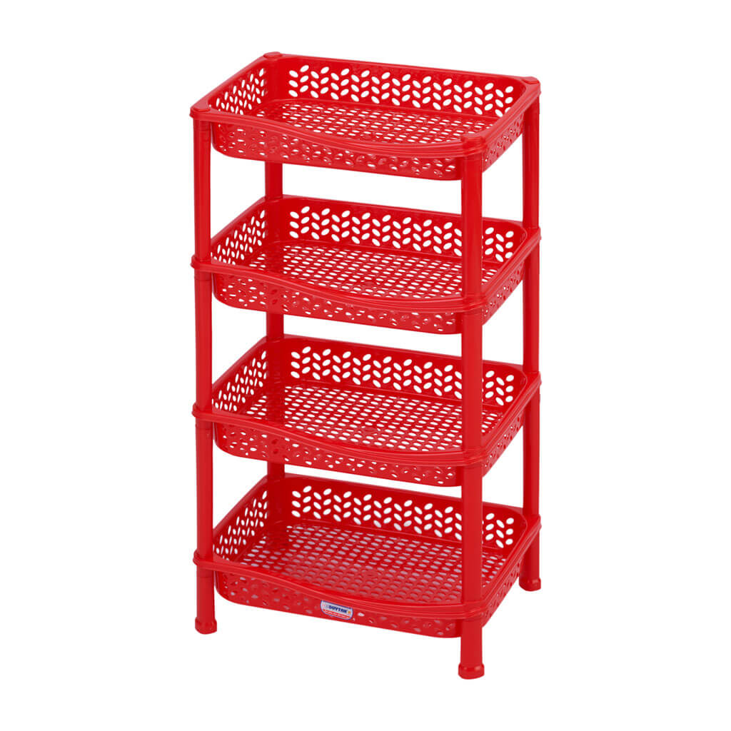 KỆ CHÉN NHỰA DUY TÂN NHỎ 4 TẦNG ( 39.5 x 28.5 x 68 cm )