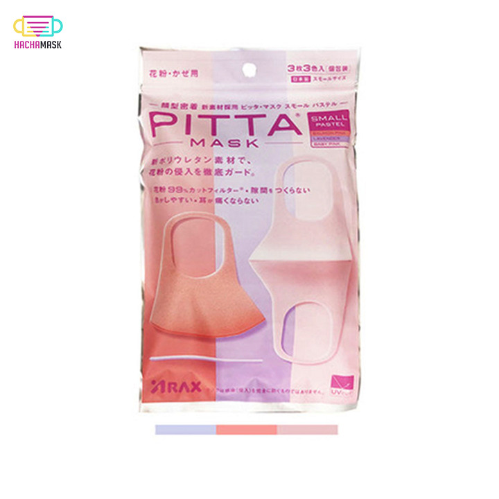 [HCM](Nội Địa Nhật Bản) Khẩu Trang Pitta Mask 3D - Gói 3 Cái