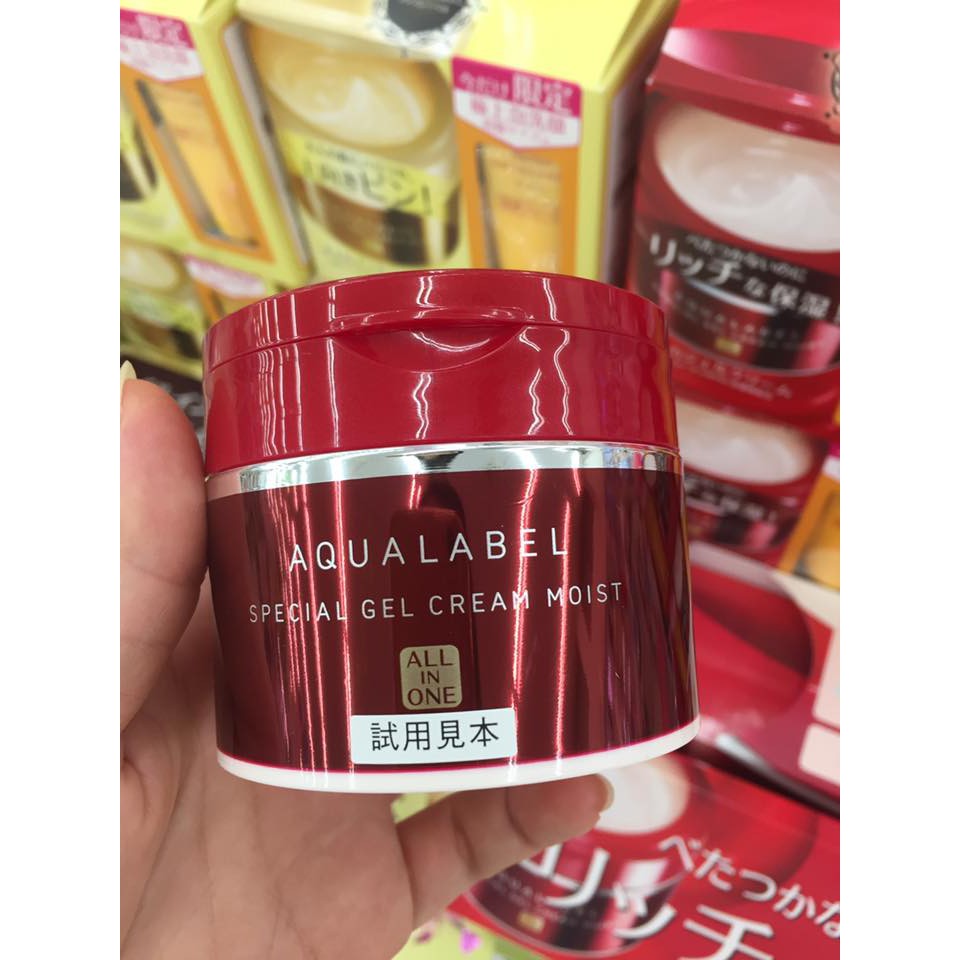 Kem Dưỡng Da Shiseido Aqualabel Đỏ Của Nhật