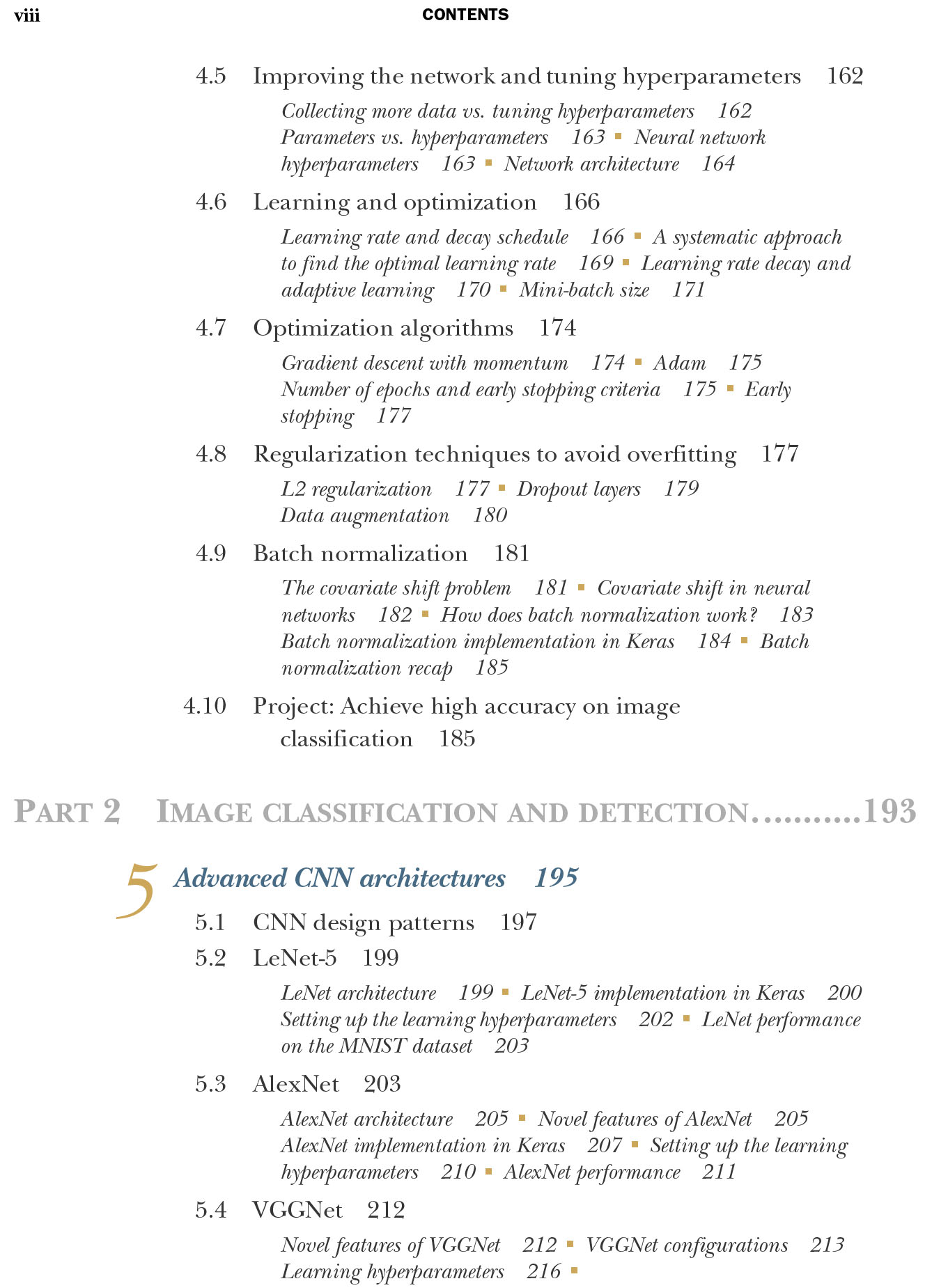 Deep Learning for Vision Systems