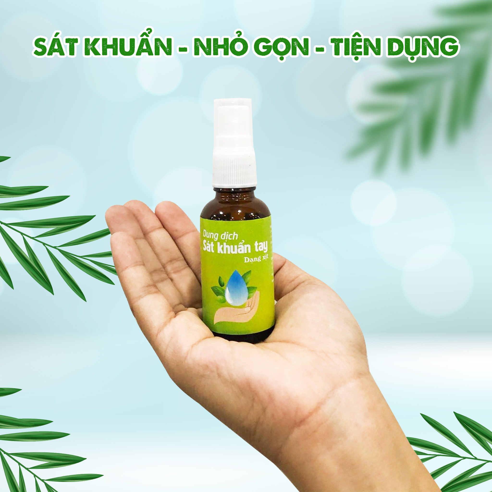 Dung dịch rửa tay, sát khuẩn tay (Dạng xịt - 30ml)