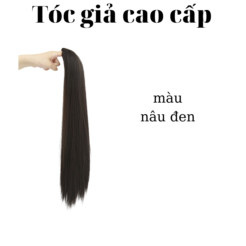 Tóc giả nữ đẹp ❤️FREESHIP❤️ Tóc giả ngoặm thẳng