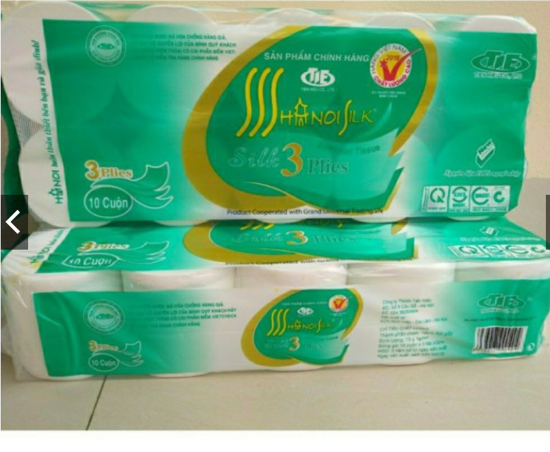 Giấy vệ sinh hà nội không lõi 10 cuộn