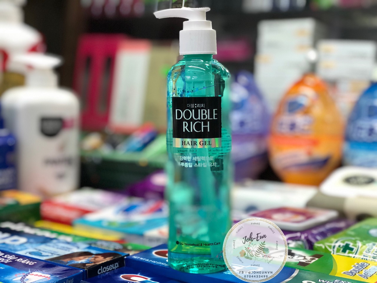 Gel giữ nếp tóc cho tóc uốn Double Rich