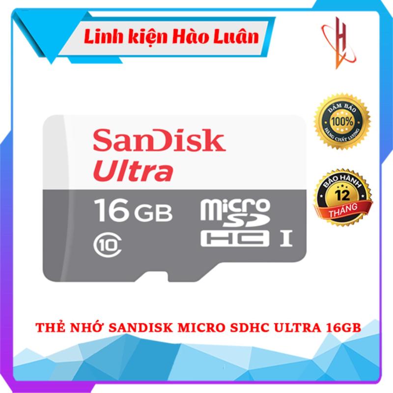 Thẻ nhớ SanDisk MicroSDHC Ultra 16GB/32GB/64G/128GB
