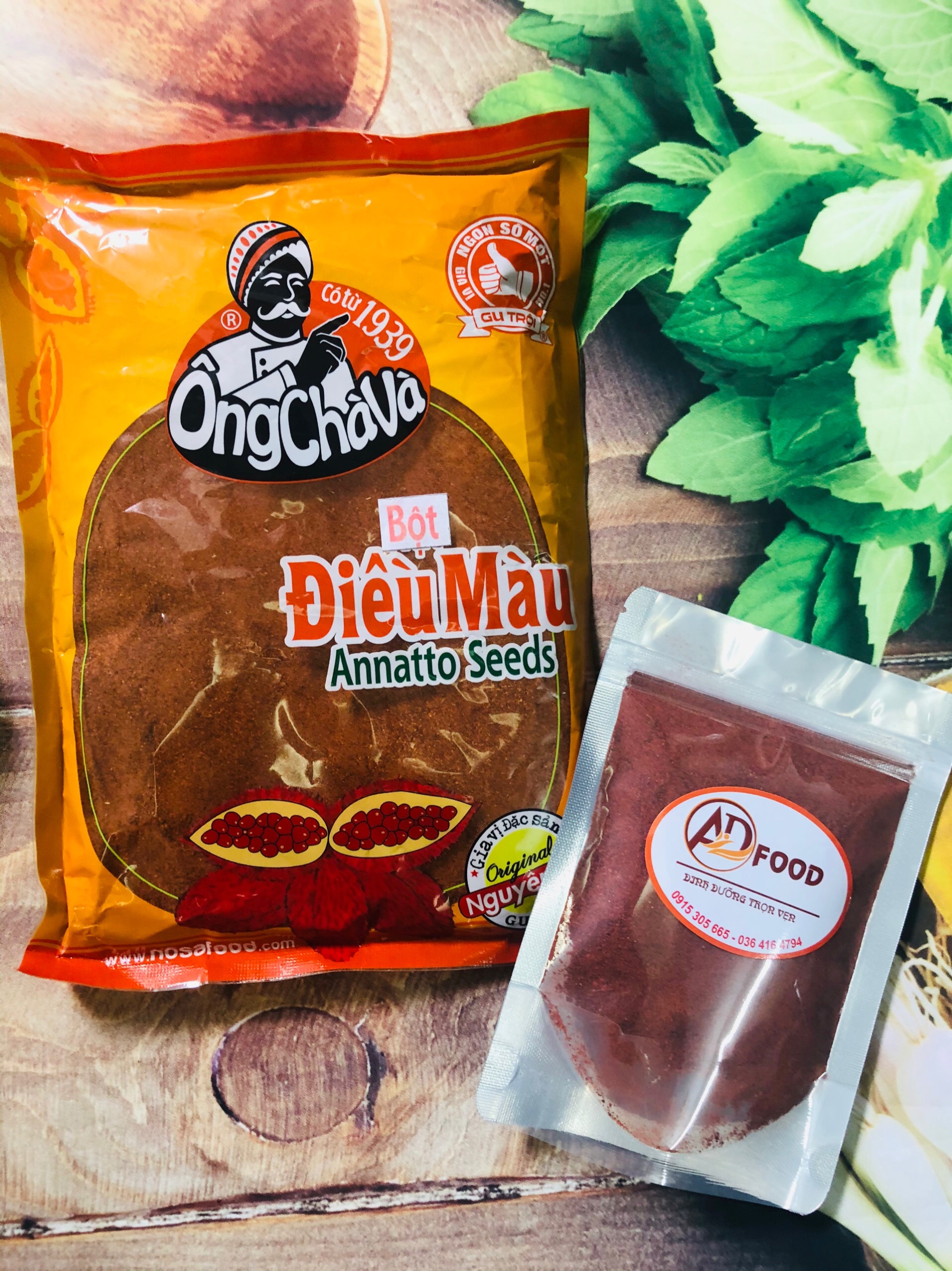bột điều màu ong chà và 500gr