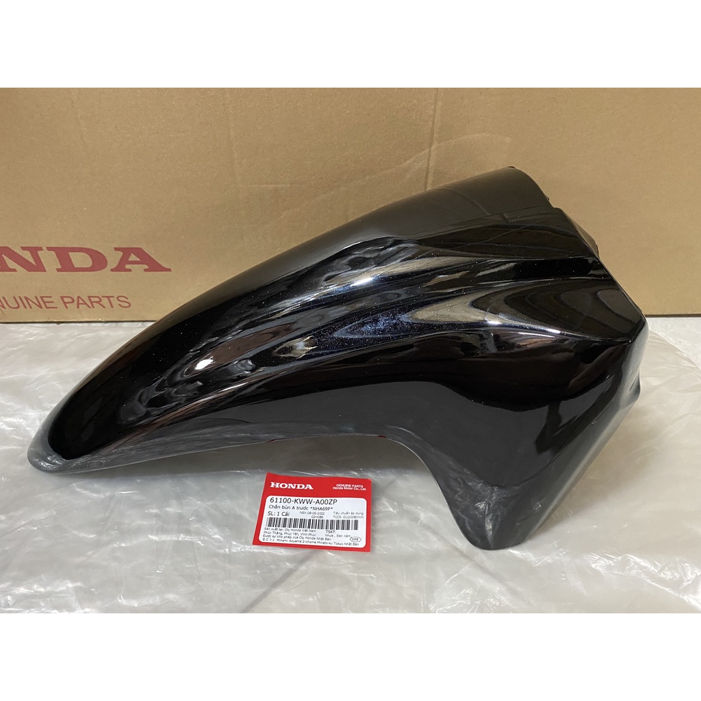 Chắn bùn A trước Wave 110 màu đen *NHA69P* (61100KWWA00ZP)