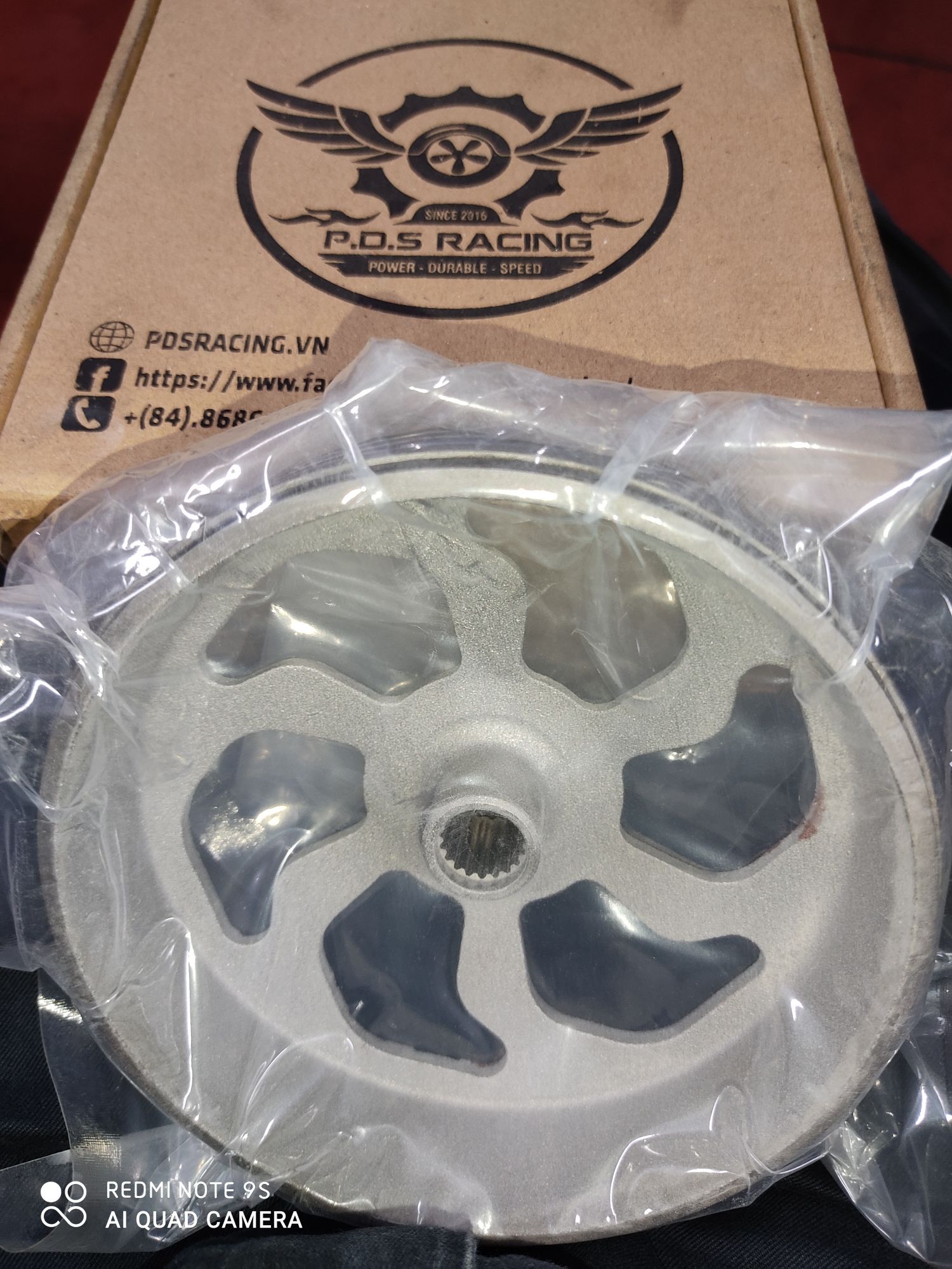 Chuông nồi chống rung PDS Racing cho SH Mode (công nghệ Đức)