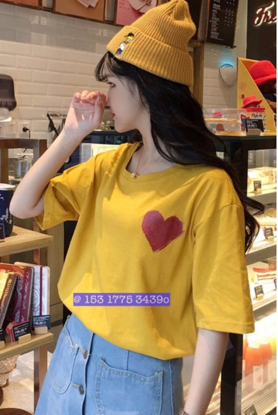 Áo thun tay lỡ form rộng cá tính