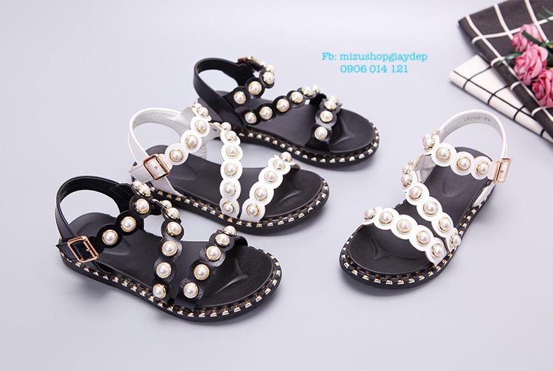 (Ảnh thật) Sandal bé gái da mềm size 30 đến 37 mã 1247