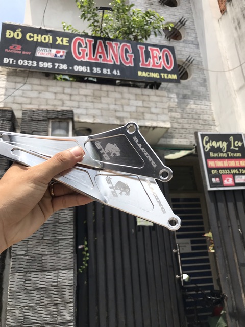 pass nhôm cnc stb giử pô mọi dòng xe
