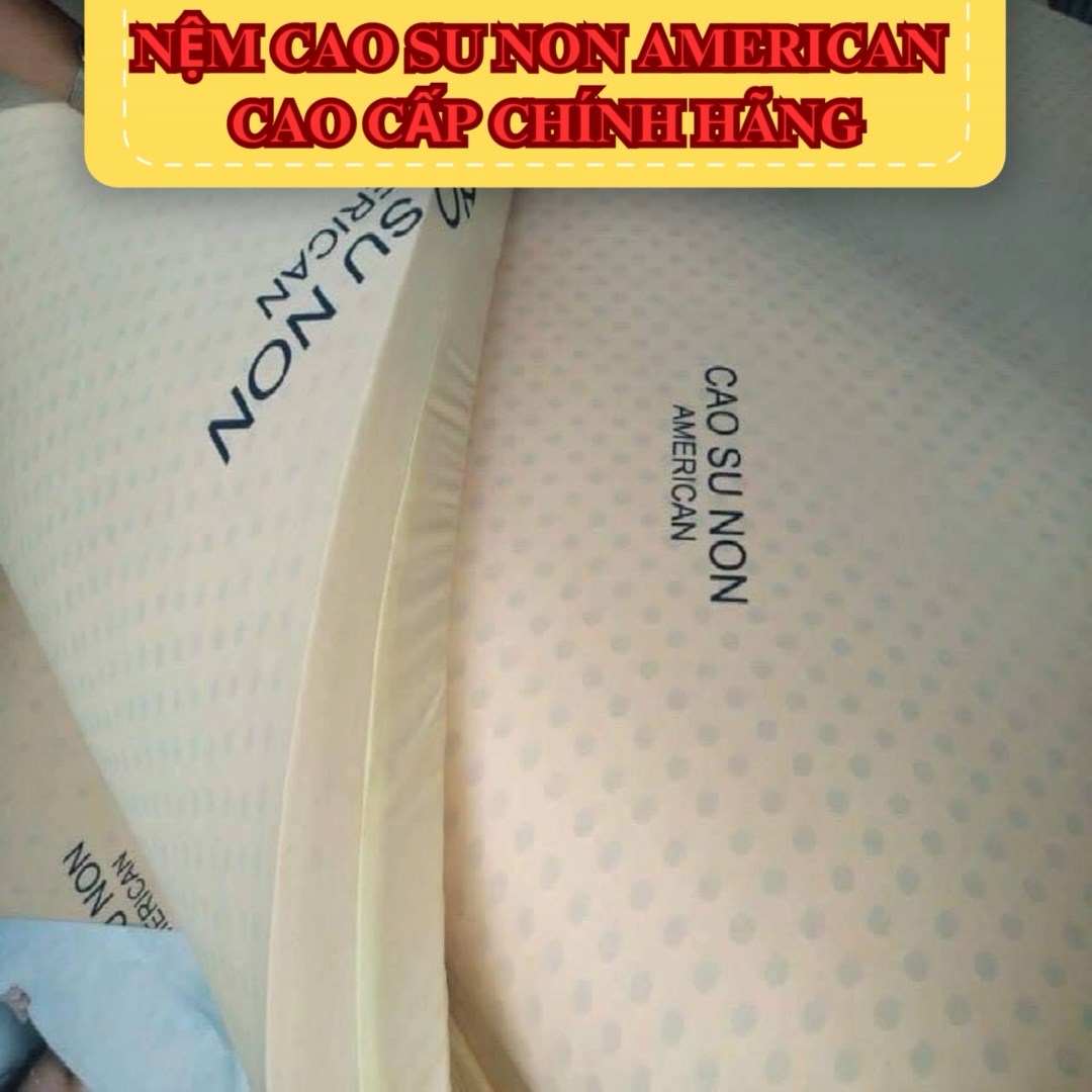 Nệm cao su non american 1m6 x 2m x 10cm