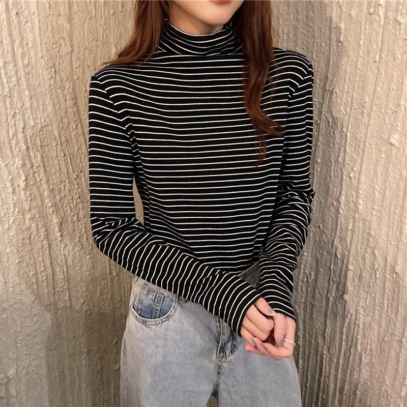 Áo giữ nhiệt kẻ ngang