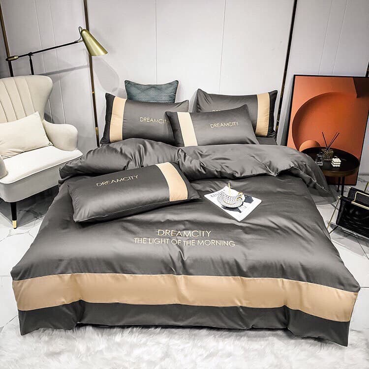 BỘ CHĂN GA GỐI LỤA TENCEL DREAM HOME (MS01)