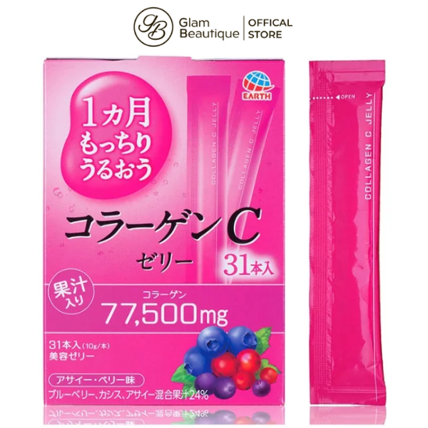 Thạch Collagen/Placenta Otsuka Skin C Nhật Bản Glam Beautique