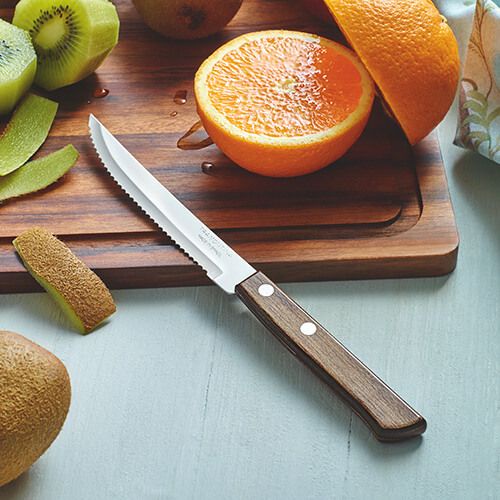 DAO ĂN BÒ BEEFSTEAK CÁN GỖ TRAMONTINA POLYWOOD