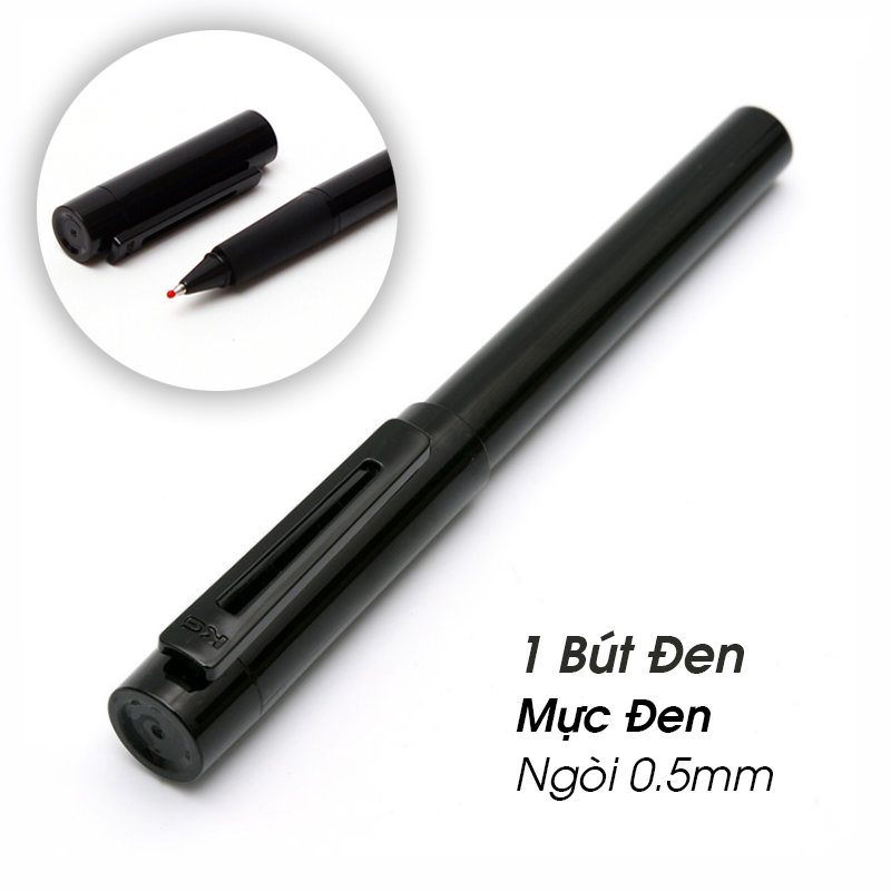 [Giao Hỏa Tốc] Bút Bi Gel Mực Đen KACO SKY Cao cấp Chính Hãng - Ngòi 0.5mm