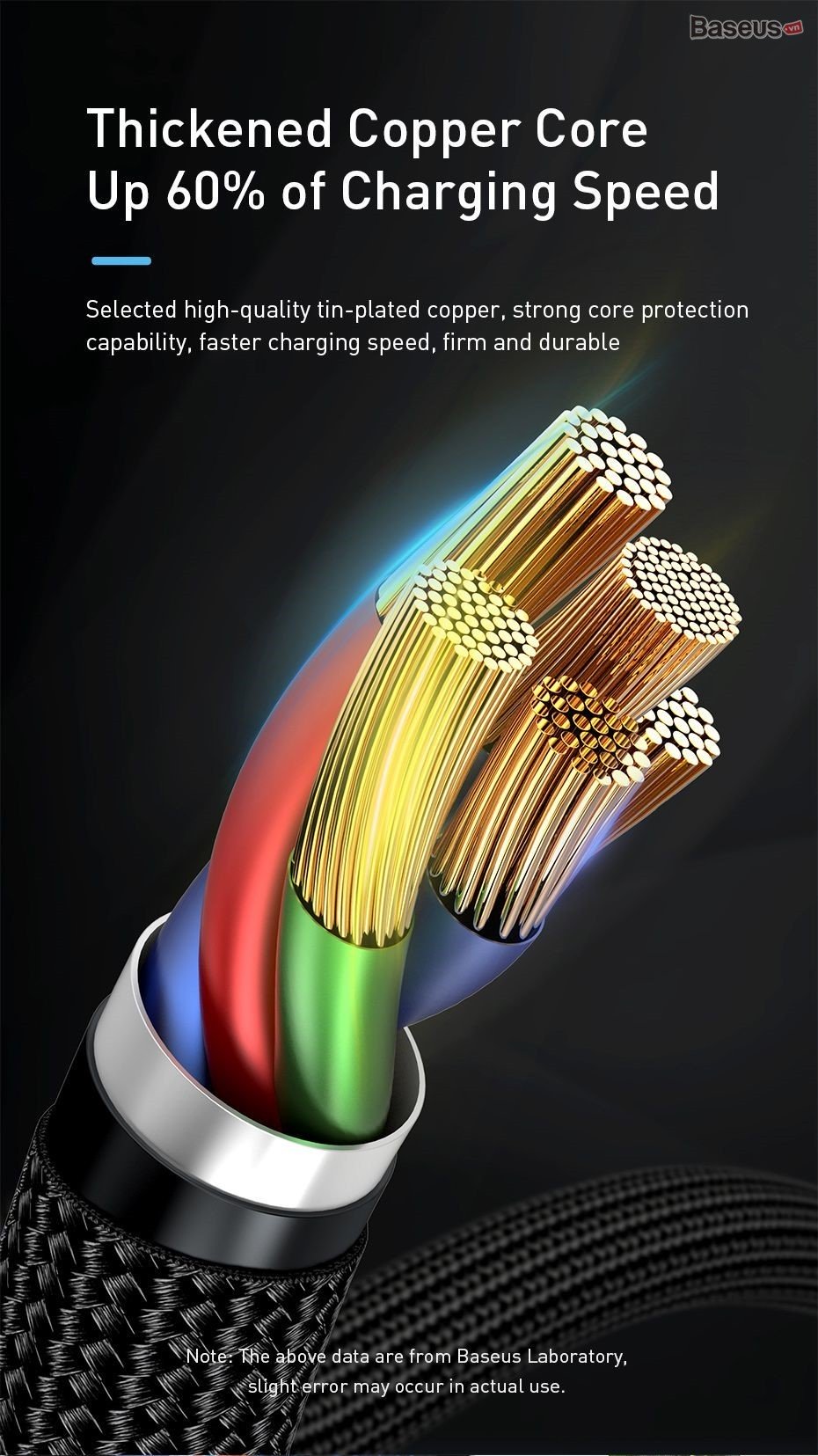 Cáp sạc nhanh C to Lightning Baseus Cafule PD 18W ( Type-C to Lightning Power Delivery Quick Charge & Data Cable )