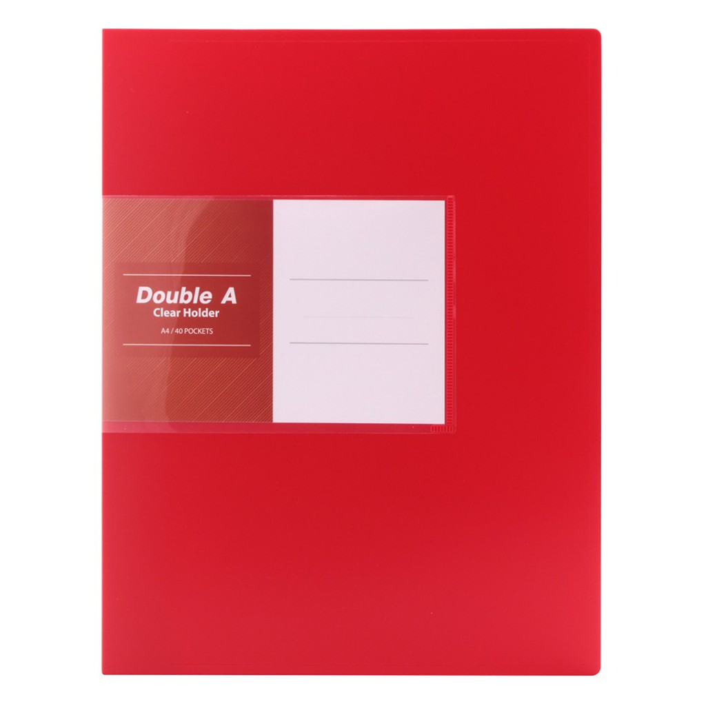 File 40 lá Double A, dày dặn dùng cất giữ hồ sơ giấy tờ,Thiết kế lá chia dễ mở khi sử dụng