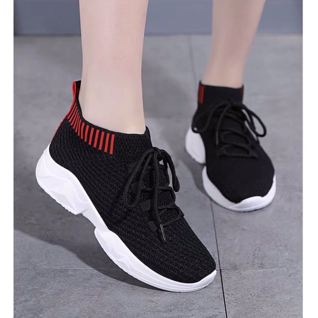 Giầy thể thao nữ cổ chum cao hot trend