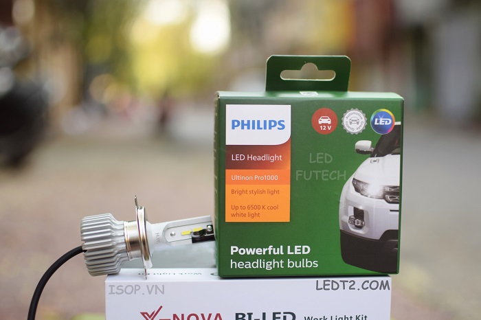 [LEDT2 ISOP] Đèn pha LED Philips Ultinon Pro1000 [Số lượng: 1 cái]