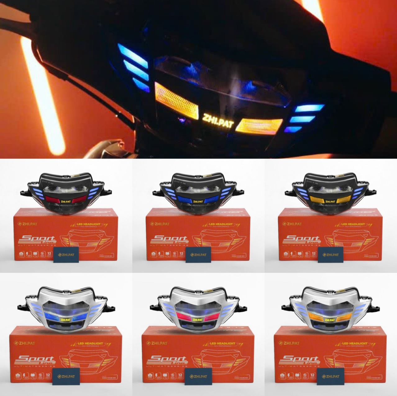 Pha đèn 2 tầng zhipat future neo MS02