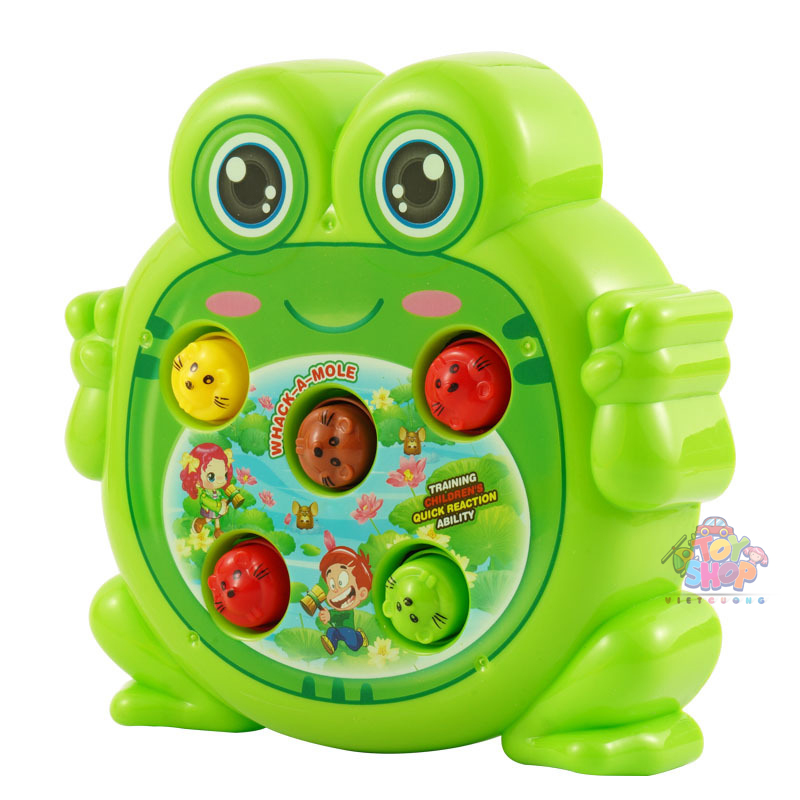 Đồ chơi đập chuột hamster bàn đập hình ếch dễ thương