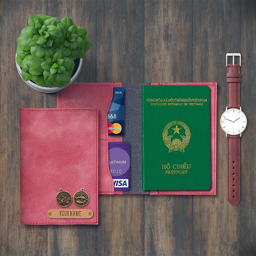 Ví Da Đựng Passport (Khắc tên theo yêu cầu)