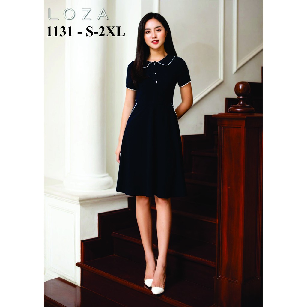 Rập giấy đầm cổ sen mã 1131