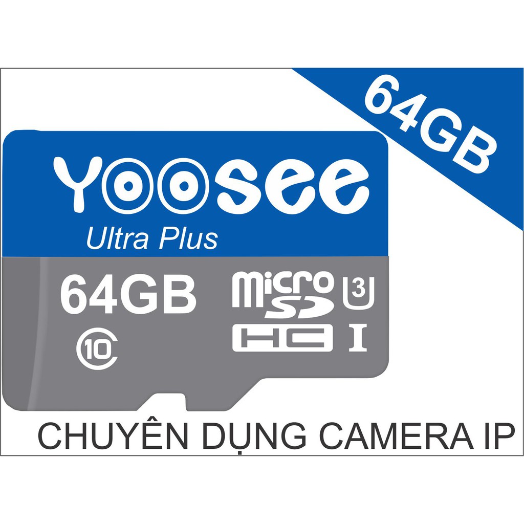 Thẻ nhớ YooSee - 64GB tốc độ cao C10