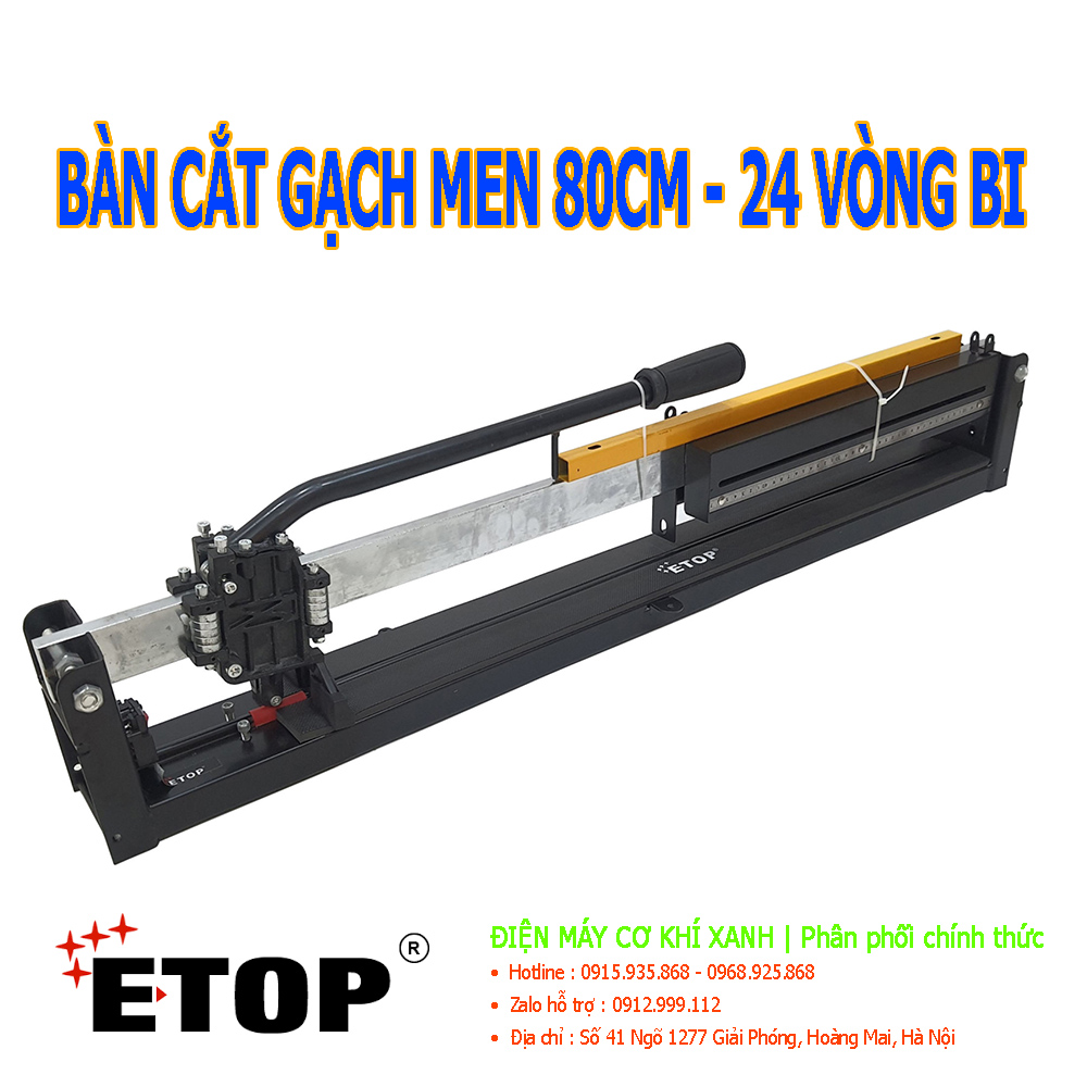 Bàn cắt gạch men 80cm - Máy cắt gạch men