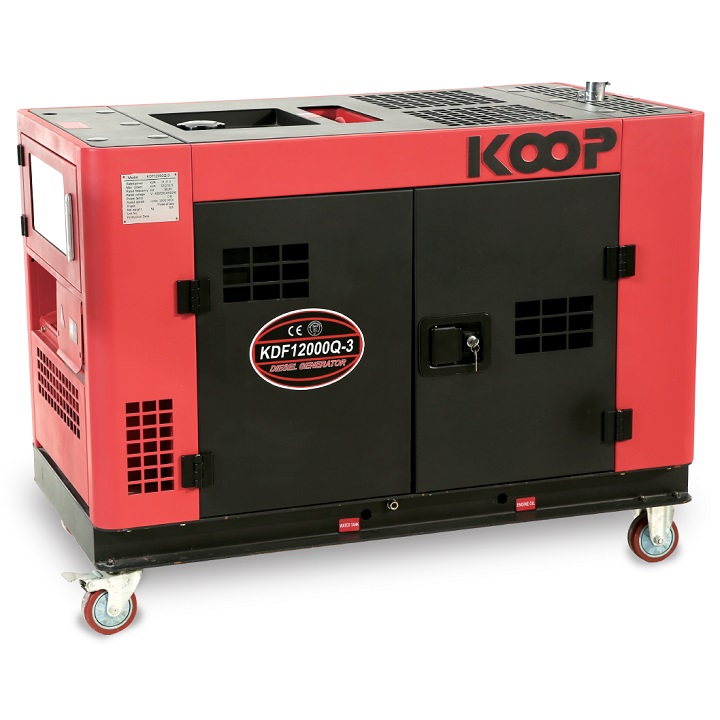 Máy Phát Điện Chạy Dầu 9kVA Koop KDF12000Q