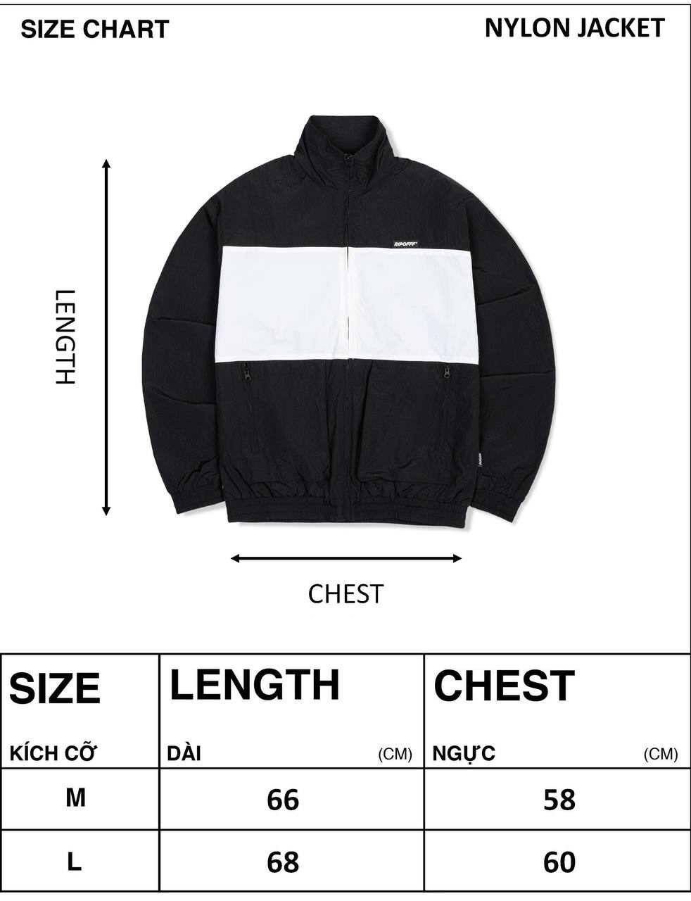 RIPOFFF Nylon Jacket - Grey/Black